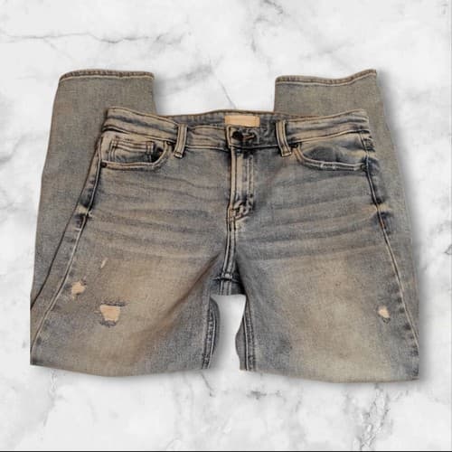 Altar'd State Super Skinny Medium Wash Jeans Size 25 - Thumbnail 3