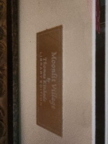 Thomas Kinkade Moonlit Village Library Edition Home Interiors RARE - Thumbnail 7