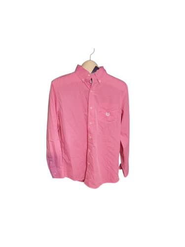 CHAPS RALPH LAUREN MEN'S PINK COTTON BLEND OXFORD SHIRT SIZE S 15.5/32-33