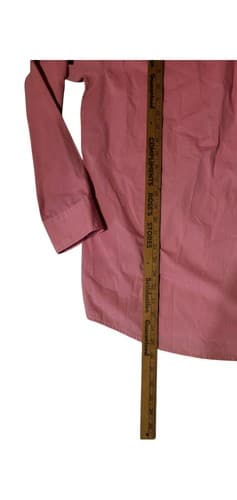 CHAPS RALPH LAUREN MEN'S PINK COTTON BLEND OXFORD SHIRT SIZE S 15.5/32-33 - Thumbnail 5