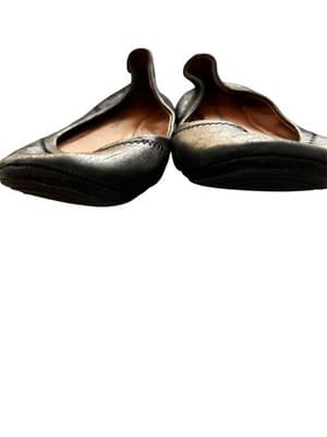 Lucky Brand LK Emmie Black Leather Slip On Ballet Flats Size 7.5 - G1 - Thumbnail 6