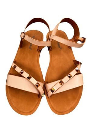 Pierre Dumas Strappy Casual Flat Sandal Size 5