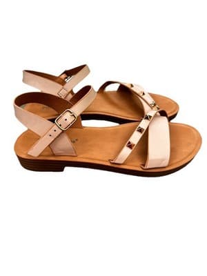 Pierre Dumas Strappy Casual Flat Sandal Size 5 - Thumbnail 3