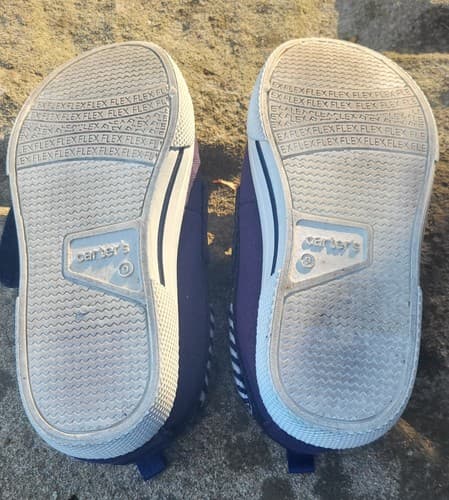 Carter's Toddlers Cosmo9 Slip-On Boat Shoe Sneaker, Contrast Color Laces Size 9 - Thumbnail 5