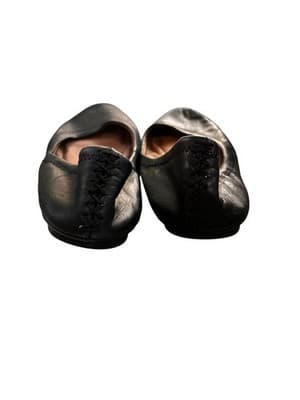 Lucky Brand LK Emmie Black Leather Slip On Ballet Flats Size 7.5 - G1 - Thumbnail 5