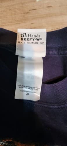 Harley Davidson T-shirt XL Blue 2005 Rally in the Valley Maggie Valley NC USA - Thumbnail 3