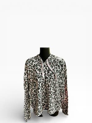 Zoe And Phoebe Women’s Zebra Print Hoodie Size 2 Xl