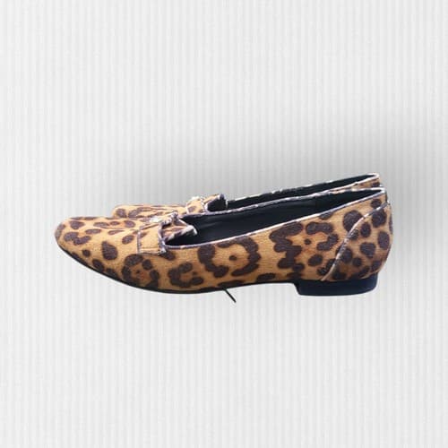 Anne Klein iflex Akimina Flats Shoes Leopard Cheetah Microfiber Mob Wife 7.5 M - Thumbnail 4