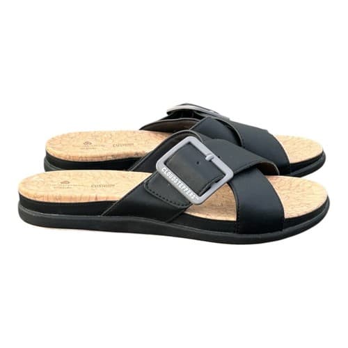 Clark’s Cloudsteppers Eliza April Black Slip On Comfort Buckle Adjustable Sz 8 - Thumbnail 4