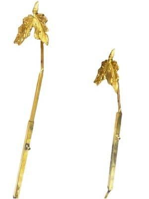 Vintage MCM Heavy Brass Candleholders. Hangs On Wall,Adjustable, Stand Holder - Thumbnail 6