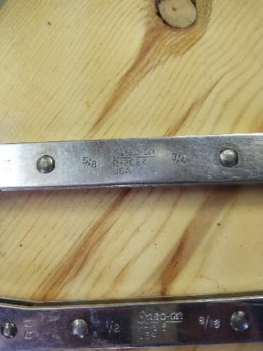 Snap On Tools R1618 Double Box End RATCHETING Wrench 1/2" x 9/16"12 point - Thumbnail 3