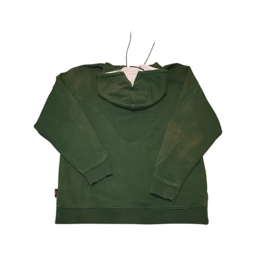 VINTAGE NIKE TEAM CENTER SWOOSH MARSHALL HERD HOODIE GREEN MENS LARGE - Thumbnail 5