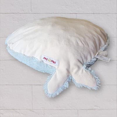 Pillow Pets Originals Blue Dolphin Squeaky 2010 Stuffed Plush Toy 18"Blue Lovey - Thumbnail 3