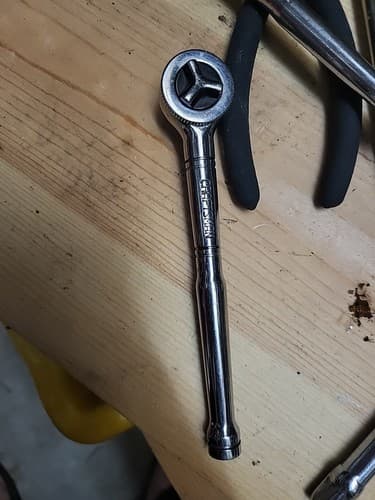 Craftsman 1/4" Drive Thumb Wheel Tri-Wing Ratchet 943795 USA - Thumbnail 3