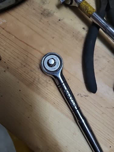Craftsman 1/4" Drive Thumb Wheel Tri-Wing Ratchet 943795 USA - Thumbnail 4