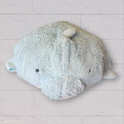 Pillow Pets Originals Blue Dolphin Squeaky 2010 Stuffed Plush Toy 18"Blue Lovey