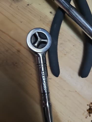 Craftsman 1/4" Drive Thumb Wheel Tri-Wing Ratchet 943795 USA - Thumbnail 5