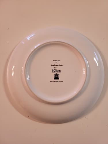 ❤️ Essex Coll. Bois d'Arc Asparagus Heather Outlaw Kurpis Salad Plate Portugal - Thumbnail 2