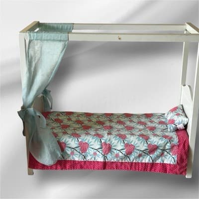 Our Generation "My Sweet Canopy" White Bed For 18" Doll With Bedding