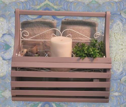 Vintage Wooden Basket