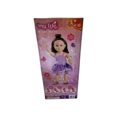 My Life Posable Doll Stand for 18" Dolls Clear Translucent Doll Holder NEW - Thumbnail 2