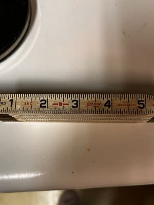 Vintage Lufkin Universal 460 Folding Wood Ruler 6 Ft Carpenter Measuring Tool - Thumbnail 8