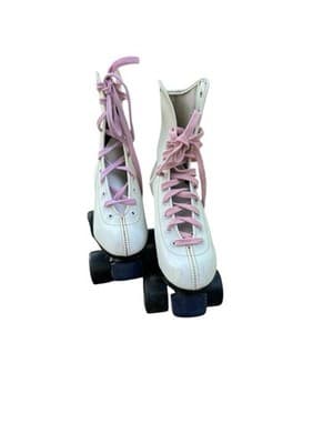 Vintage Roller Derby Women's Roller Skates White Sixe 6 - Thumbnail 2