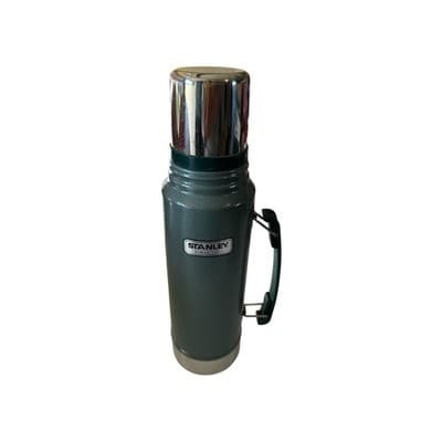 Stanley Classic Stainless Steel 1.1qt 1L Thermos - Green Cup Coffee Handle