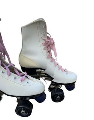 Vintage Roller Derby Women's Roller Skates White Sixe 6 - Thumbnail 4