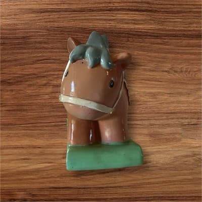 Multicolor 7X7" BABY HORSE Piggy Bank - Thumbnail 2