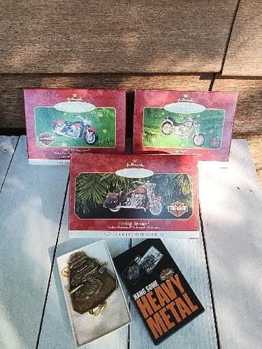 Hallmark Keepsake Harley-Davidson Christmas Ornaments Collector Series Lot Of 8 - Thumbnail 3
