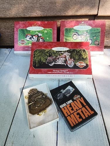 Hallmark Keepsake Harley-Davidson Christmas Ornaments Collector Series Lot Of 8 - Thumbnail 4