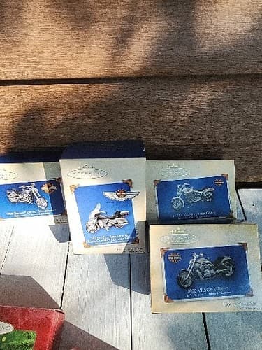 Hallmark Keepsake Harley-Davidson Christmas Ornaments Collector Series Lot Of 8 - Thumbnail 2