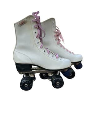 Vintage Roller Derby Women's Roller Skates White Sixe 6 - Thumbnail 3