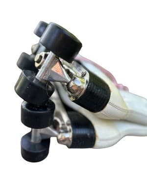 Vintage Roller Derby Women's Roller Skates White Sixe 6 - Thumbnail 9