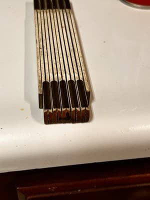 Vintage Lufkin Universal 460 Folding Wood Ruler 6 Ft Carpenter Measuring Tool - Thumbnail 5
