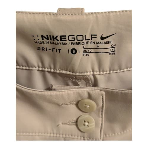 Nike Golf Tour Performance Beige Skort With Pockets Women’s Size 6 - Thumbnail 3