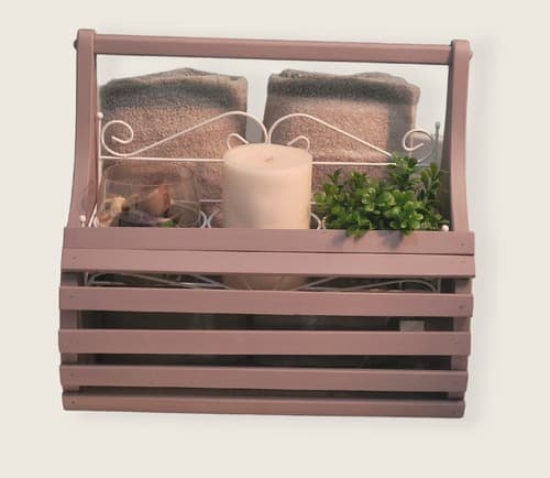 Vintage Wooden Basket - Thumbnail 2