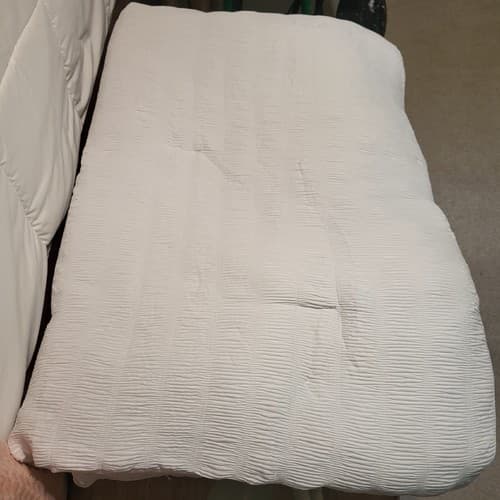 Twin/Twin Extra Long Tufted Crinkle Comforter & Sham Set White - - Thumbnail 2