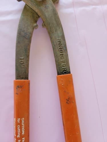 Vintage Nordic Forge Farrier Plyers Hoof Trimming Nippers Cutter 10"