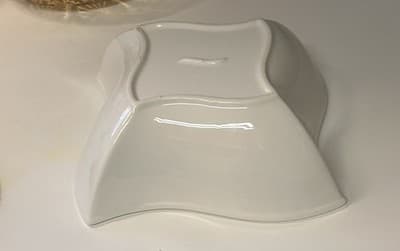 Sienna By Godinger Ceramic Chafing Dish Serving Caserole Stand NO LID EUC - Thumbnail 4