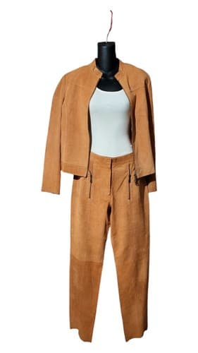 Vintage Think Tank Pig Suede Size 6 Pants Jacket Size S