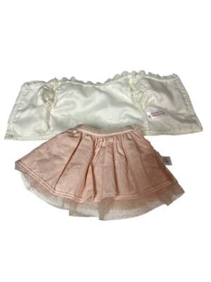 American Girl Doll Tenney Outfit Lace Shirt Pink Skirt - Thumbnail 3