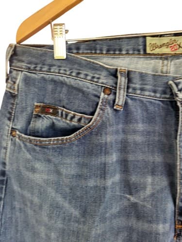 Wrangler 20X Style 01 Vintage Boot Denim Western Cowboy Jeans Men's 38x32 - Thumbnail 5