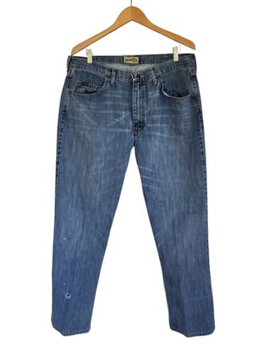 Wrangler 20X Style 01 Vintage Boot Denim Western Cowboy Jeans Men's 38x32 - Thumbnail 6