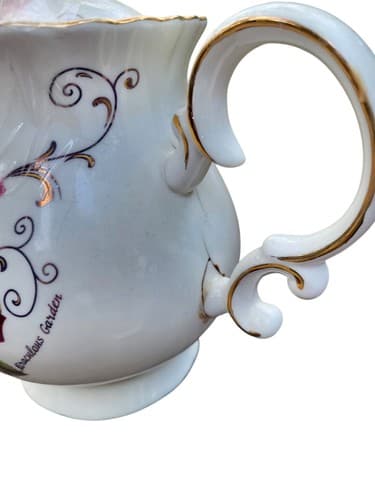 Jomop European Style Ceramic Floral Teapot Coffee Porcelain - Thumbnail 5
