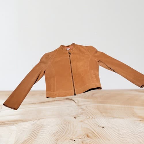 Vintage Think Tank Pig Suede Size 6 Pants Jacket Size S - Thumbnail 4
