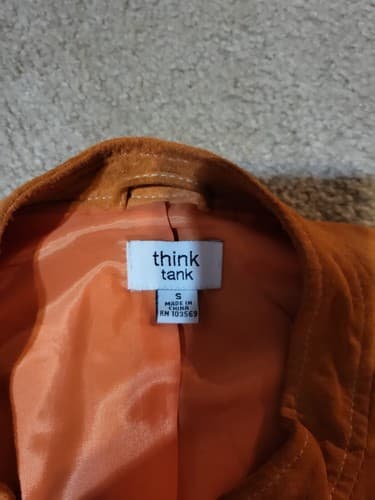Vintage Think Tank Pig Suede Size 6 Pants Jacket Size S - Thumbnail 9