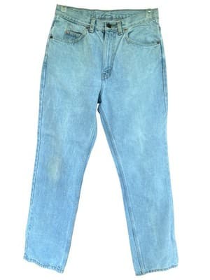 Vintage Levi’s Orange Tab W32x30 Light Wash - Slim Fit Tapered Leg - 90s