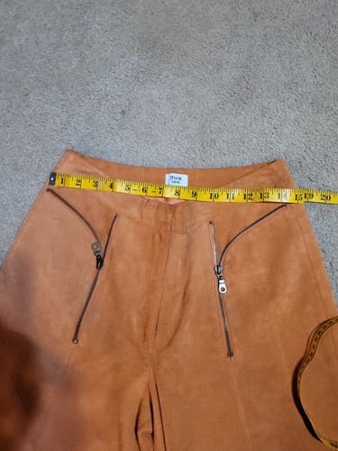 Vintage Think Tank Pig Suede Size 6 Pants Jacket Size S - Thumbnail 15